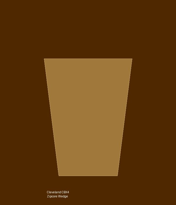 Cleveland CBX4 Zipcore Golf Wedge